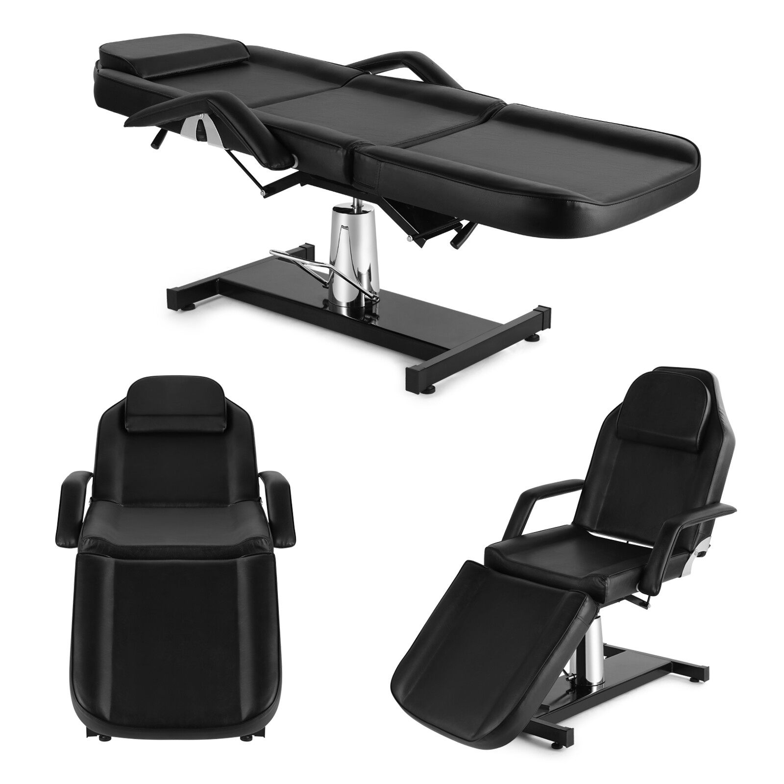 Hydraulic Facial Table Tattoo Chair Adjustable Salon BarberMassage Bed SpaBeauty