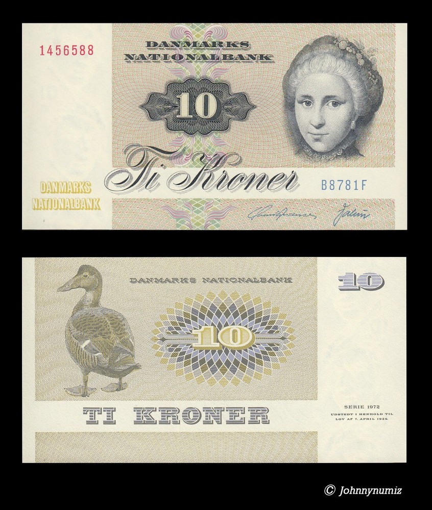 Denmark 10 Kroner 1978 UNC