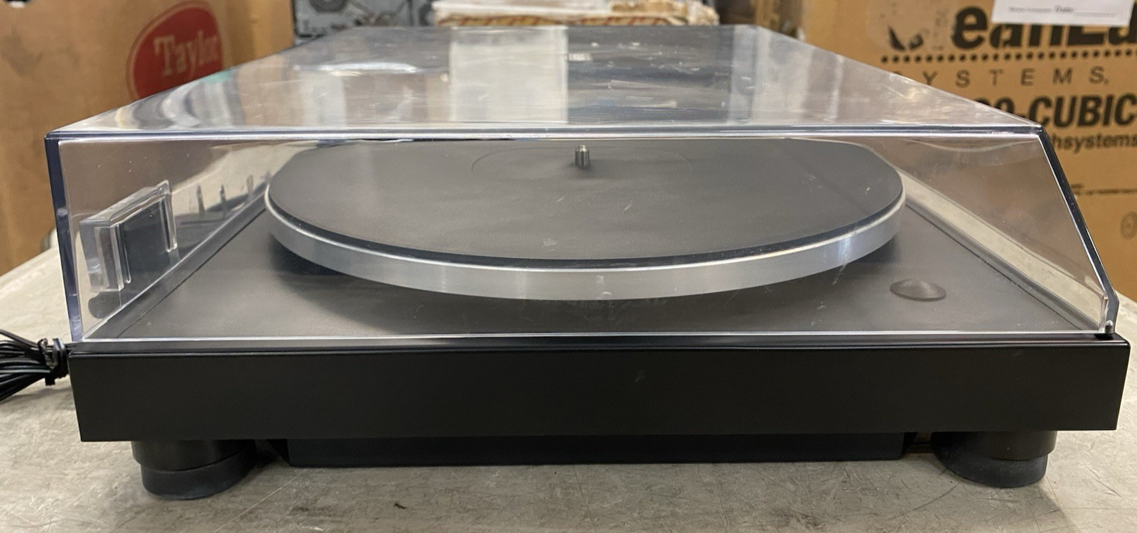 Ariston Q Deck Transcription Belt Drive Turntable w/ Andante HSP - SHOWN WORKING