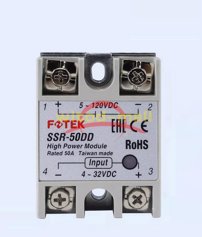 1x FOTEK SSR-50DD Solid State Module Solid-state Relay SSR-50 DD New
