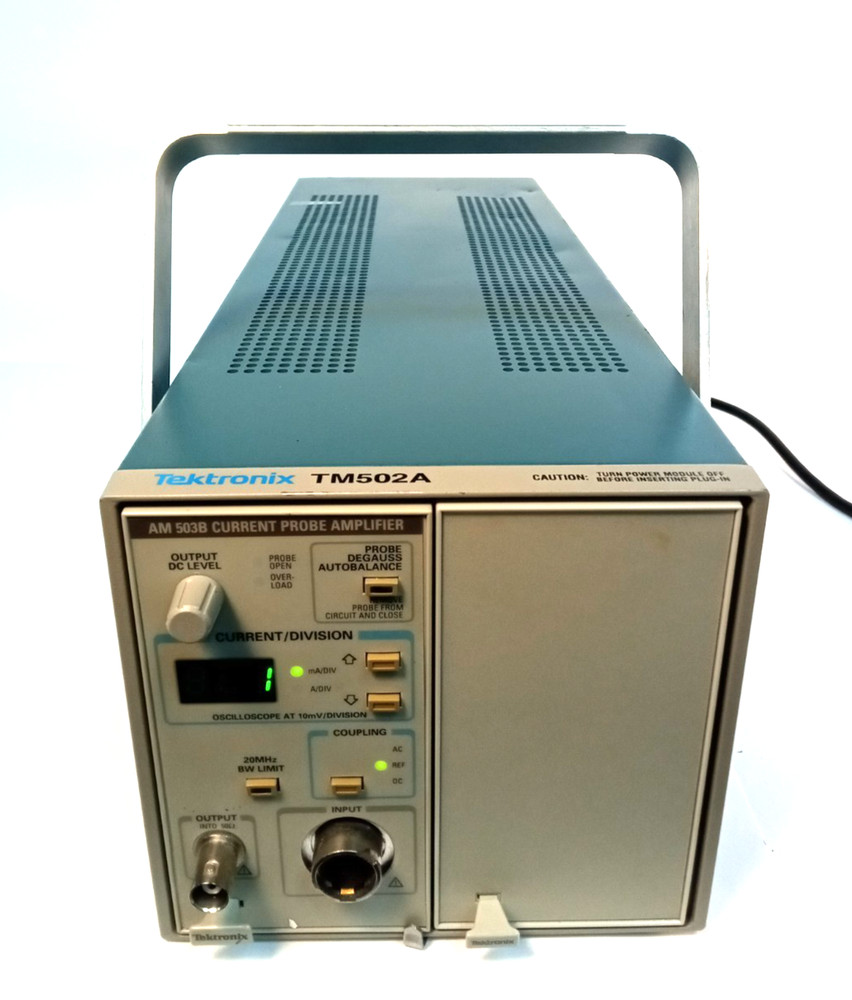 Tektronix TM502A AM Mainframe W/ 503B Current Probe Amplifier