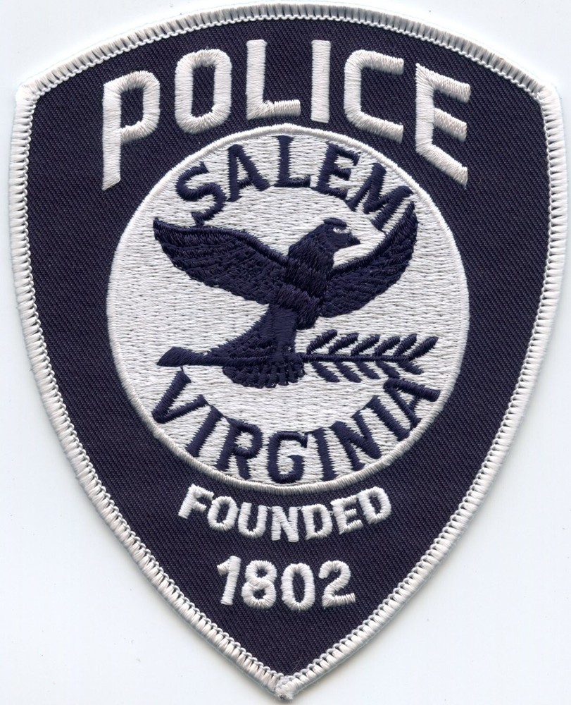 SALEM VIRGINIA subdued POLICE PATCH