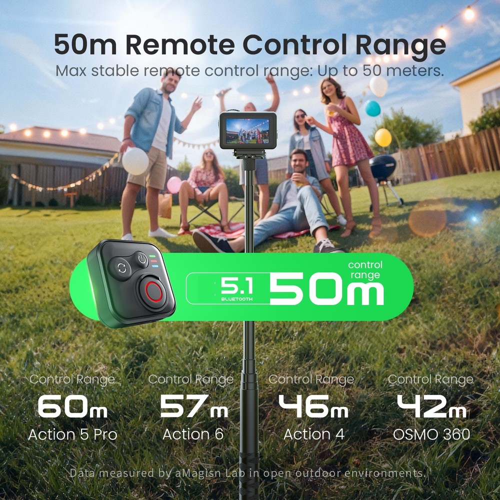New Remote Controller for DJI Osmo 360 /for Action 6/5 Pro/4 Action Camera