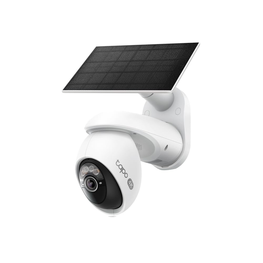 4K Outdoor Wireless Security Camera - Solar Charging, 360° Motion Tracking,