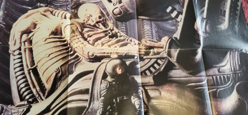 Alien Poster # 2 Dead Alien in Derelict Spaceship