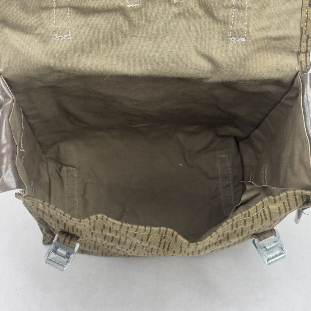 Cold War East German Camo Combat Pack Backpack Military Surplus Rain EUC