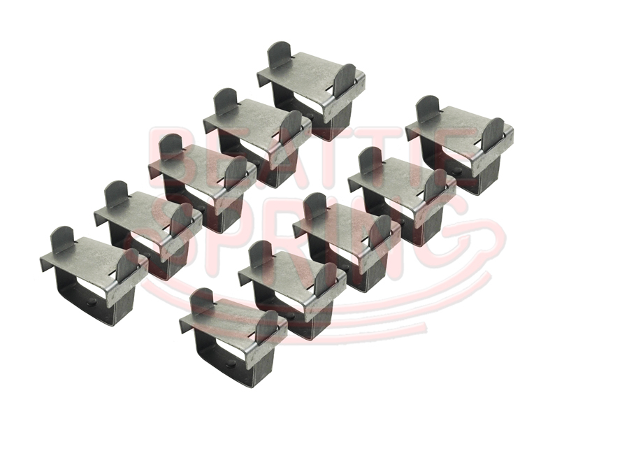 10 x Leaf Spring Clip Strap 2"