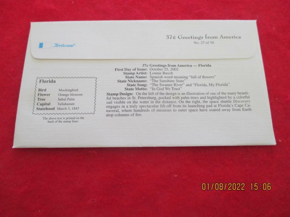 Florida: 5 Various First Day Covers