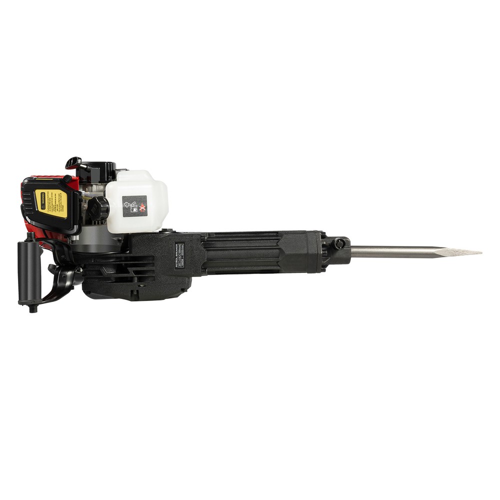 52CC 2Stroke Gasoline Demolition Concrete Breaker Punch Drill Jack Hammer+Chisel
