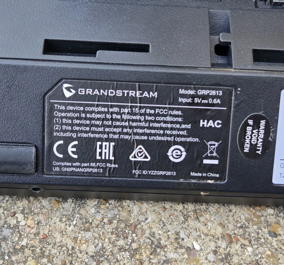 Grandstream GRP2613 2.8 IP Phone