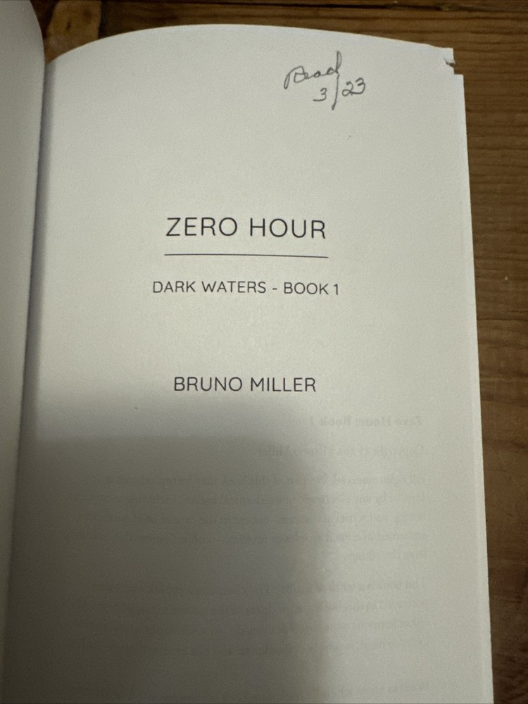 Zero Hour: A Post-Apocalyptic EMP Survival series (Dark Waters)