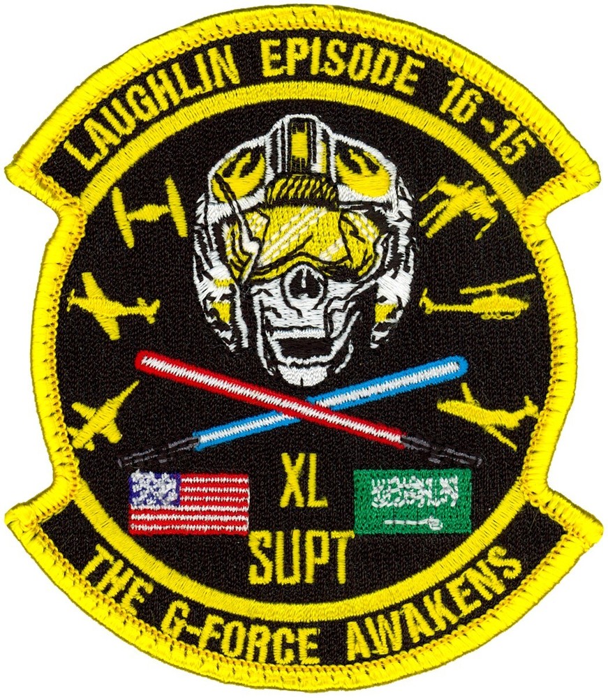 USAF LAUGHLIN SPECIALIZED UNDERGRADUATE PILOT TRAINING CLASS 2016-15 PATCH