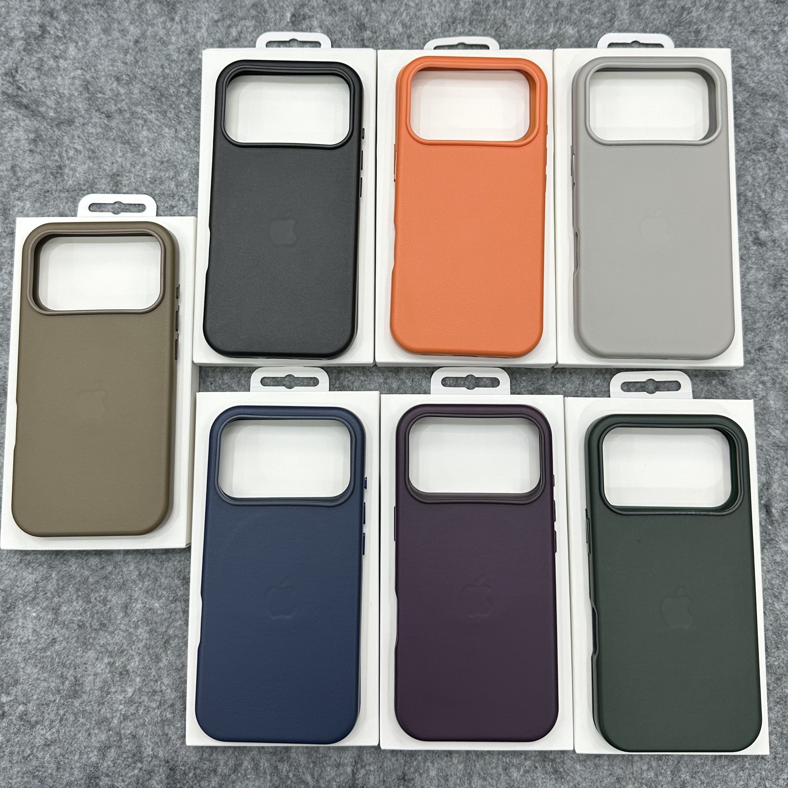 Magnetic Phone Case For iPhone Air 17 Pro Max Original‌ Leather / Magsafe Cover