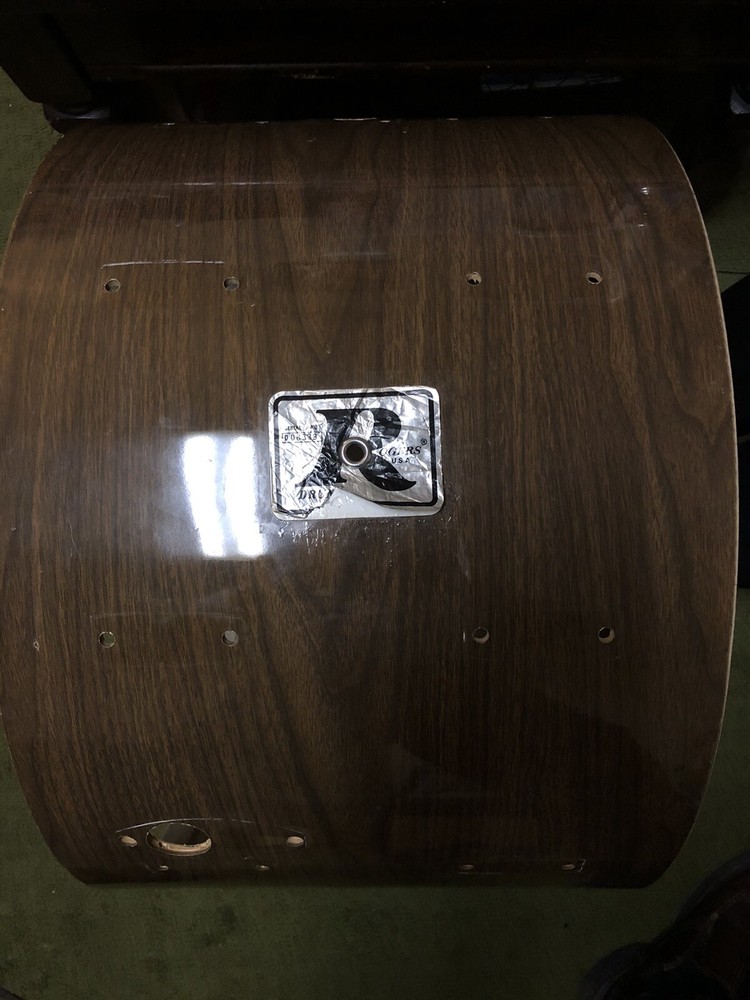 Rogers 22” Kick Drum Shell (project) -Big R ~1970 - Koa pattern