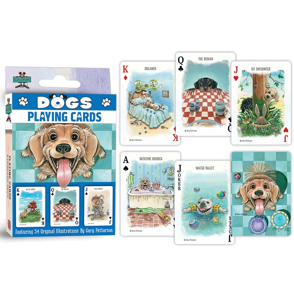 MasterPieces - Dogs Playing Cards - 54 Card Deck