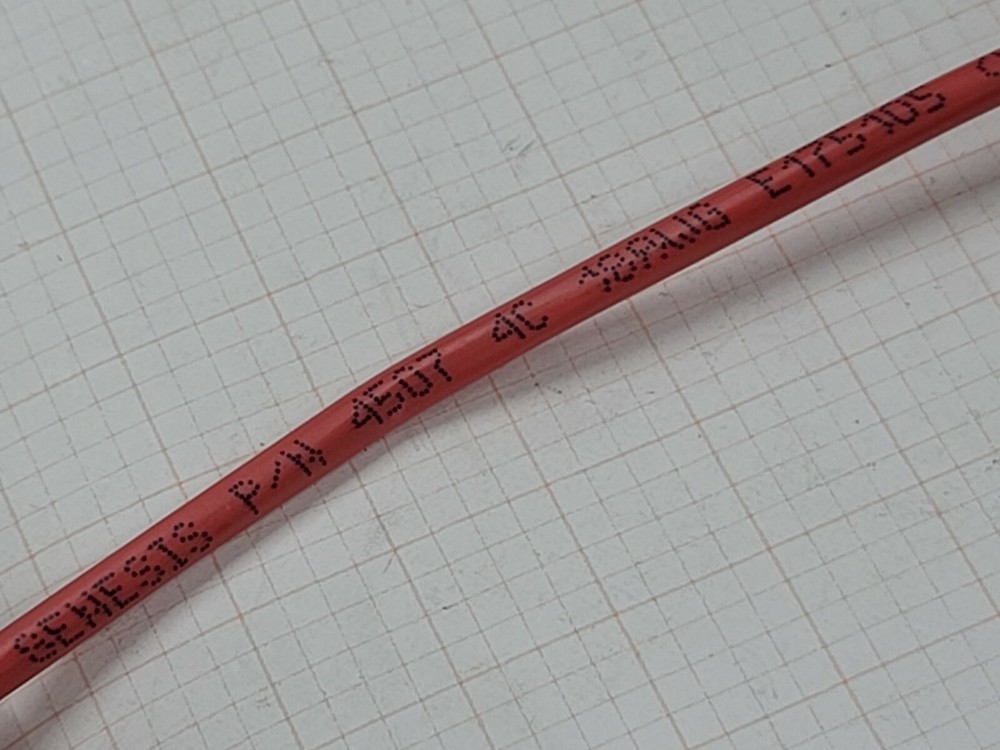 Honeywell Genesis 4507 18/4C Solid Plenum Fire Alarm Cable FPLP Red /100ft