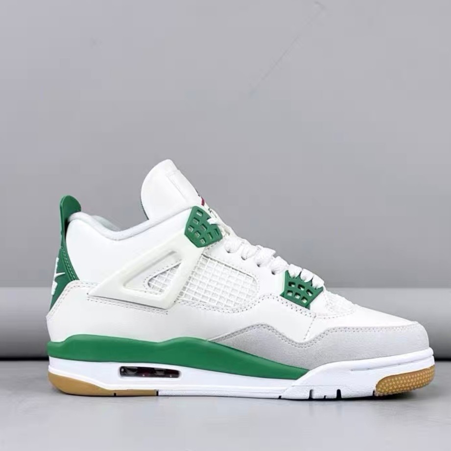 Jordan Air Jordan 4 "Pine Green" Retro Basketball Shoes Men's Mid Top