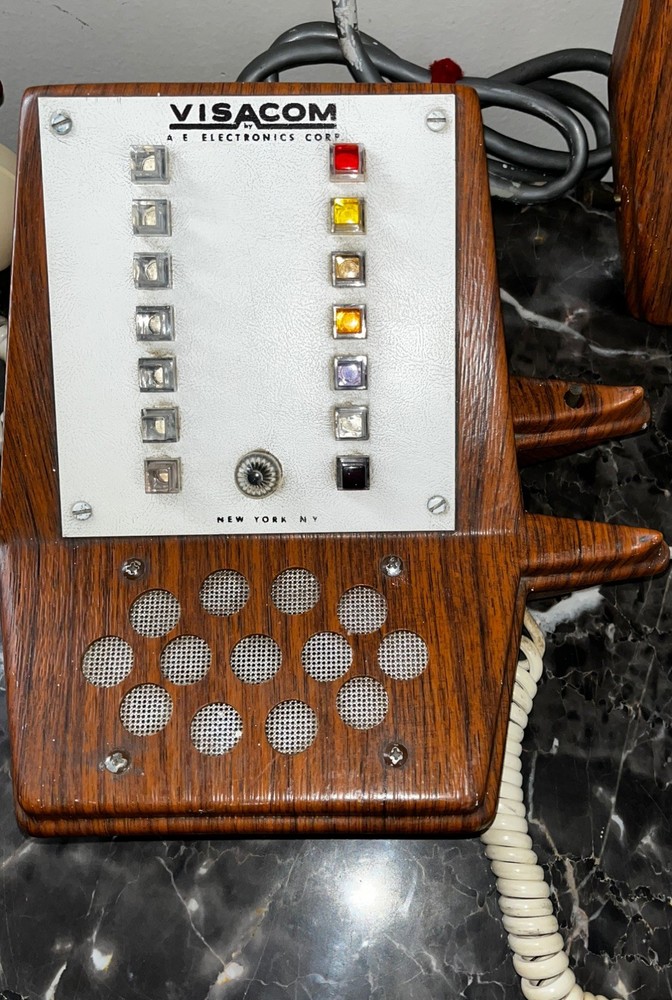 Rare! Vintage AE Electronics Corp. (VisaCom) Intercom Phone System..