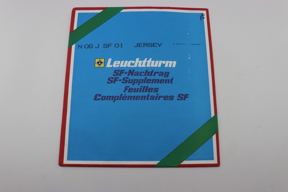 Leuchtturm Supplement N06 J SF 01 Jersey nachtrag blatt leaves postage feuillies