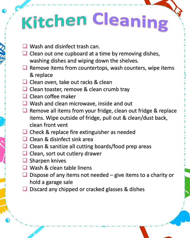 Spring Cleaning Planner
