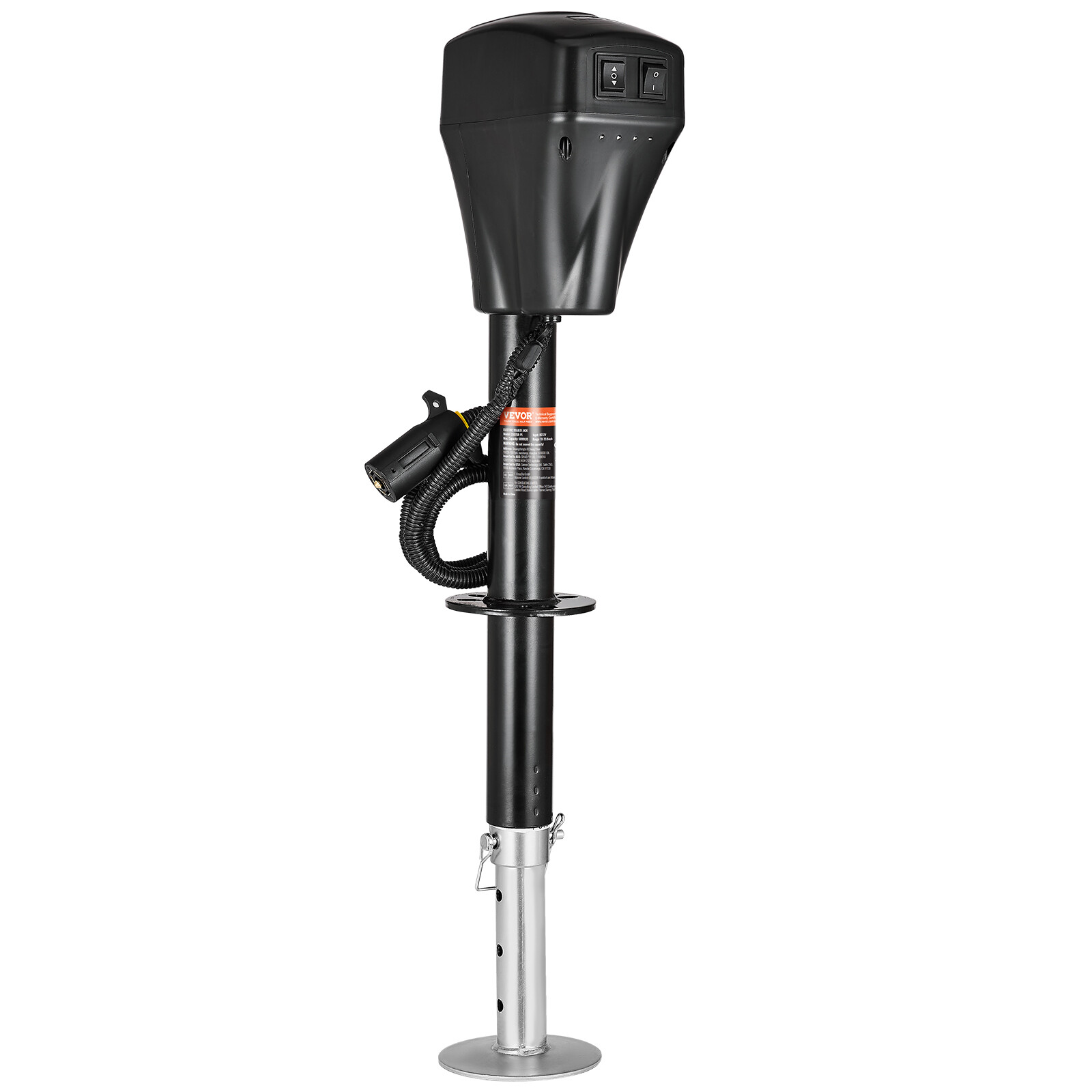 Electric Trailer Jack 5000 lbs Power Tongue Jack for RV Trailer & Camper Black