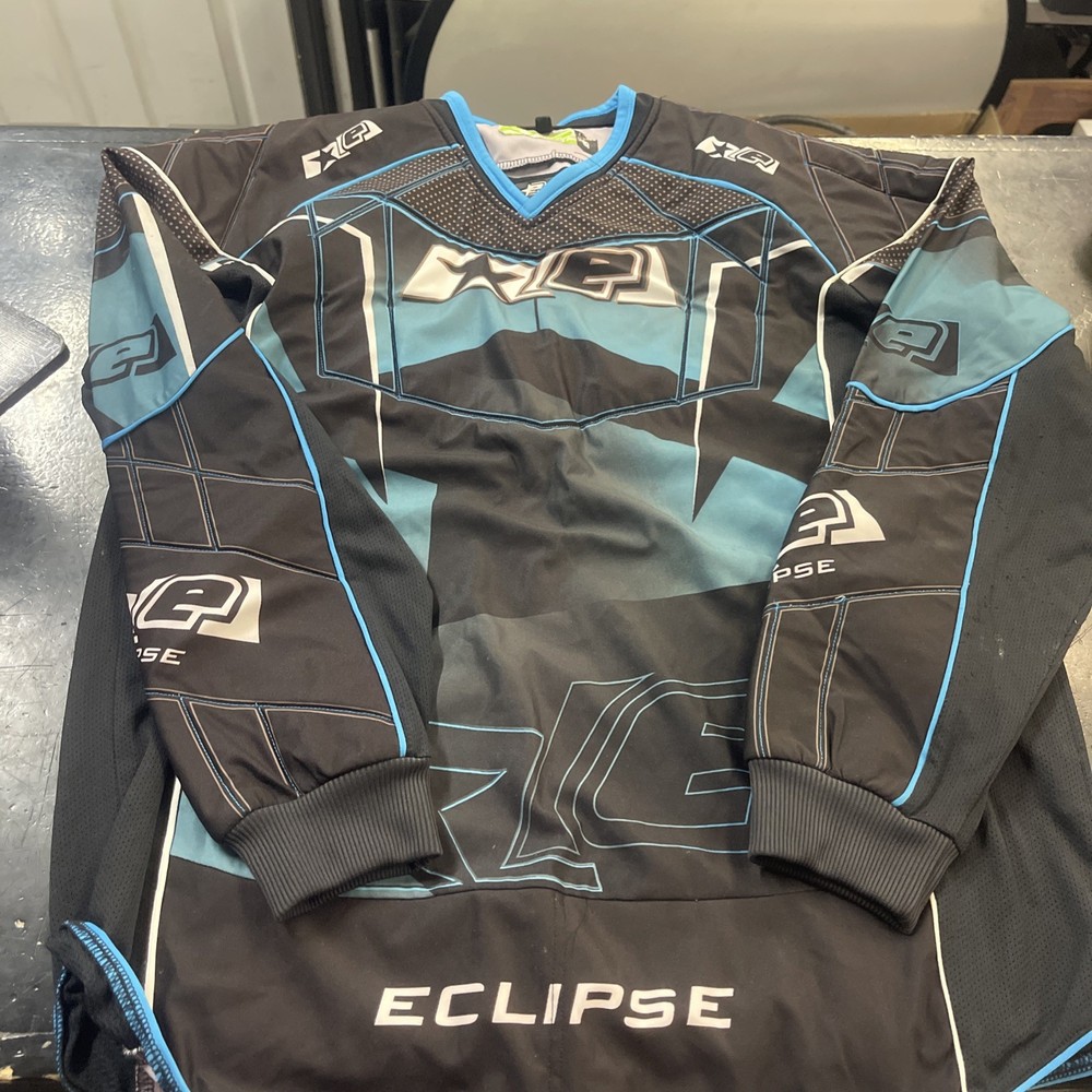 Planet Eclipse Blue and Black Jersey used Small-medium