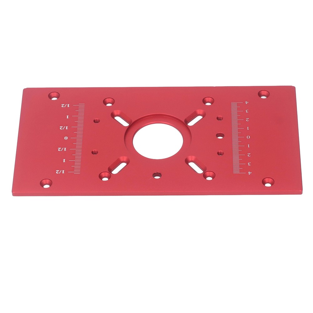 Router Table Insert Plate Lift System Base Board Accessory For Woodworking Red