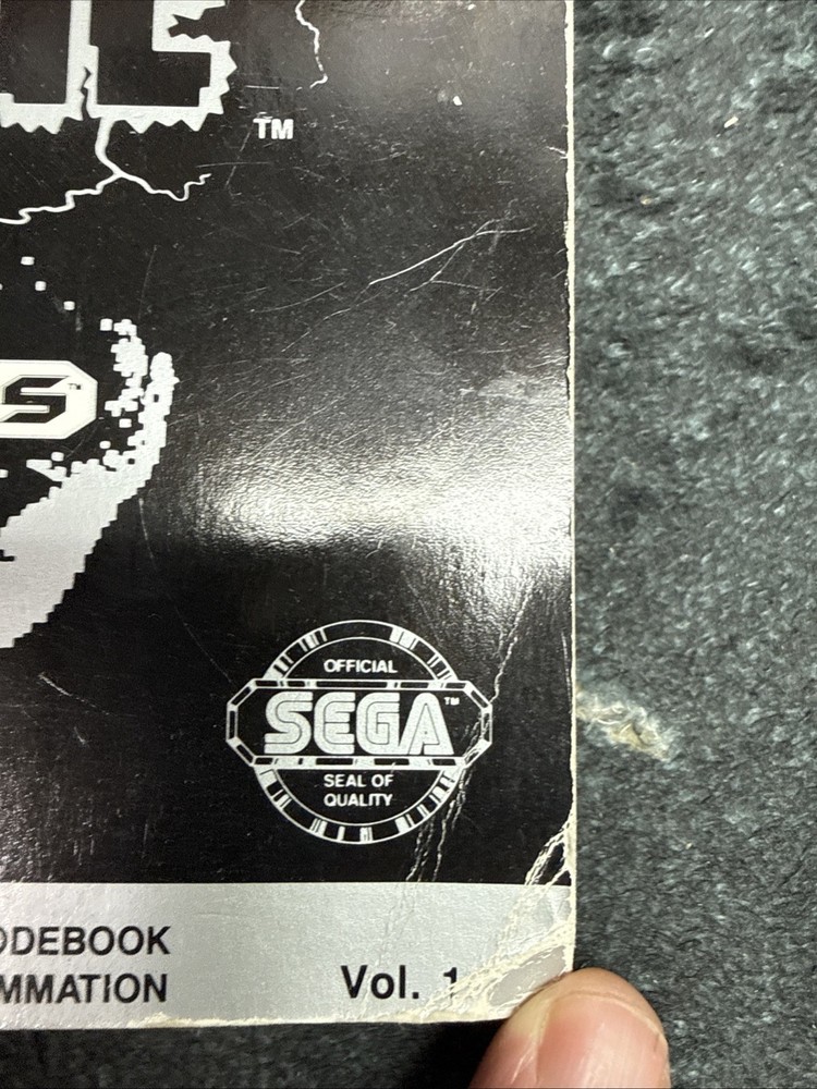 Game Genie Sega Genesis Programming Manual & Codebook Vol 1 1992 Galoob