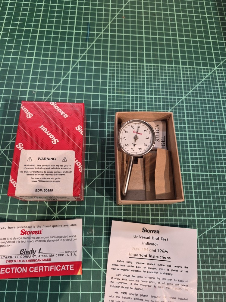 Starrett Universal Dial Test Indicator (196B1)