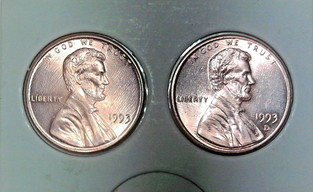 1993 P & D Lincoln Cent