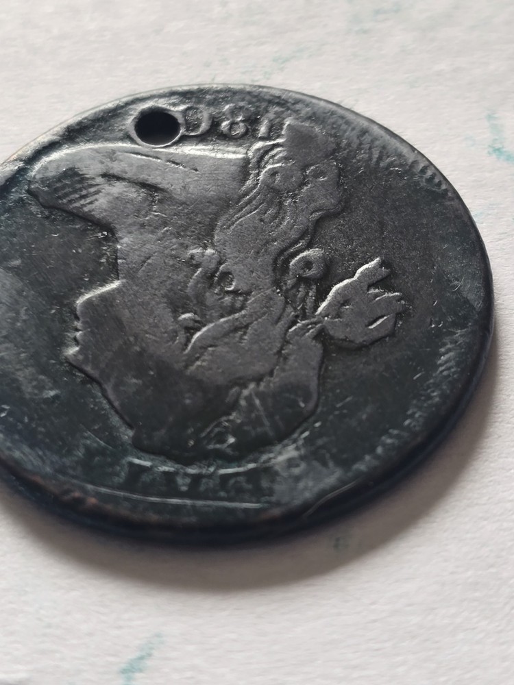 1800 Large Cent Holed