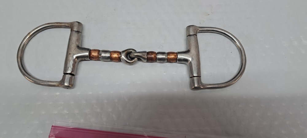 Egg Butt Snaffle Bit Horse Riding with Copper Roller