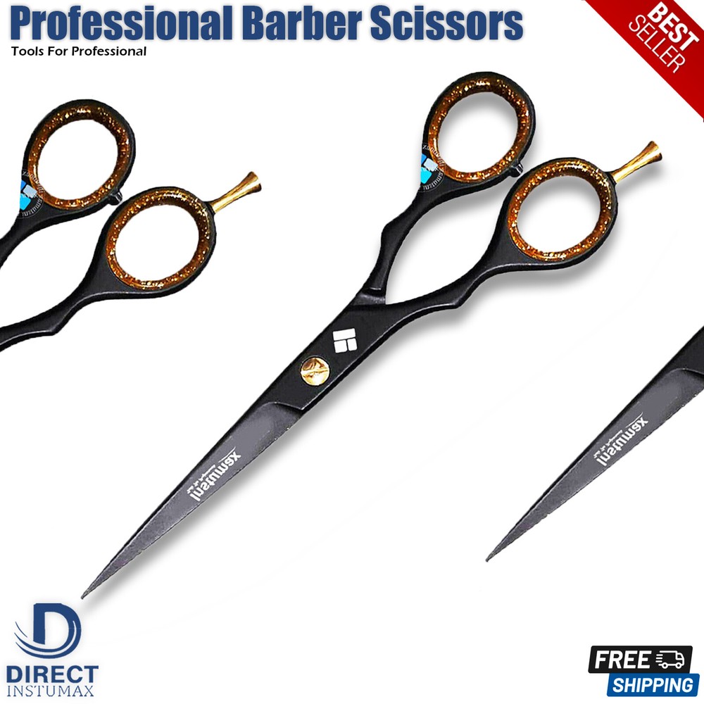 Professional Barber Hair Cutting Scissors – German Shears 6.5" for Precision Cut
