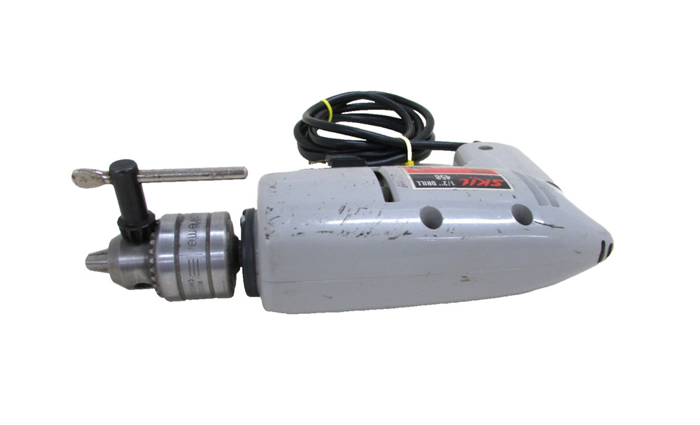 VINTAGE SKIL TOOLS 1/2” REVERSIBLE / ADJUSTABLE SPEED CONTROL TRIGGER DRILL 458