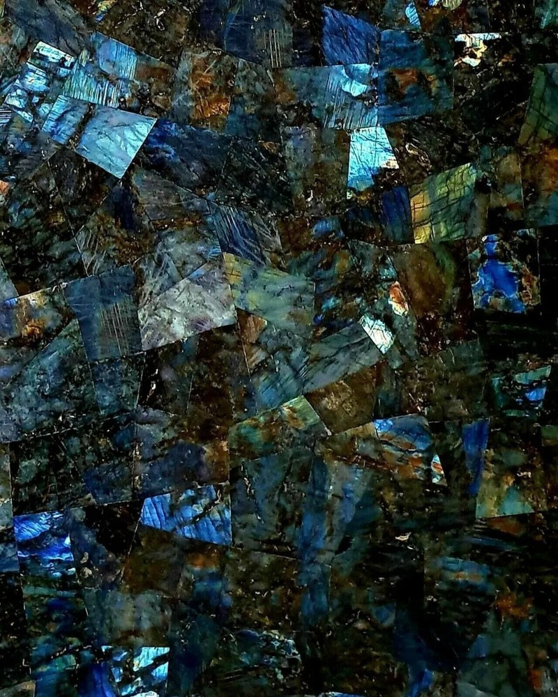 18" Labradorite Bars & Kitchen Slab Dining Table Slab Labradorite Center Tables