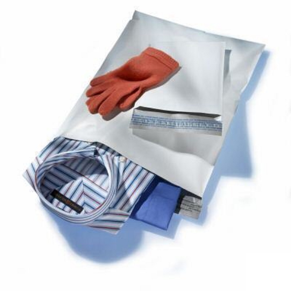 Yens® 1000 #M4 WHITE POLY MAILERS ENVELOPES Self Sealing BAGS 10 x 13 1000M4