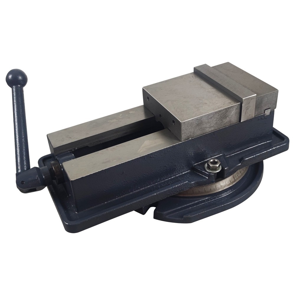 5 inch Bench Clamp Vise Plain Vise Lockdown Vise with Base for Milling Machine