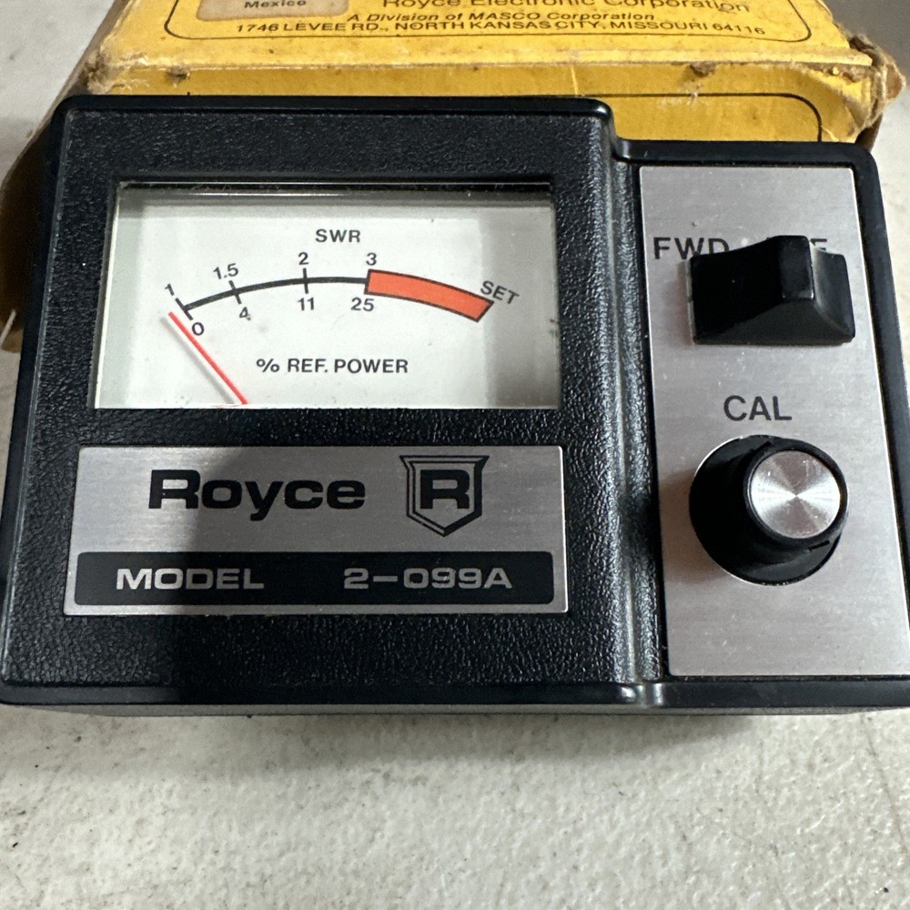 Royce 2-099a SWR Meter