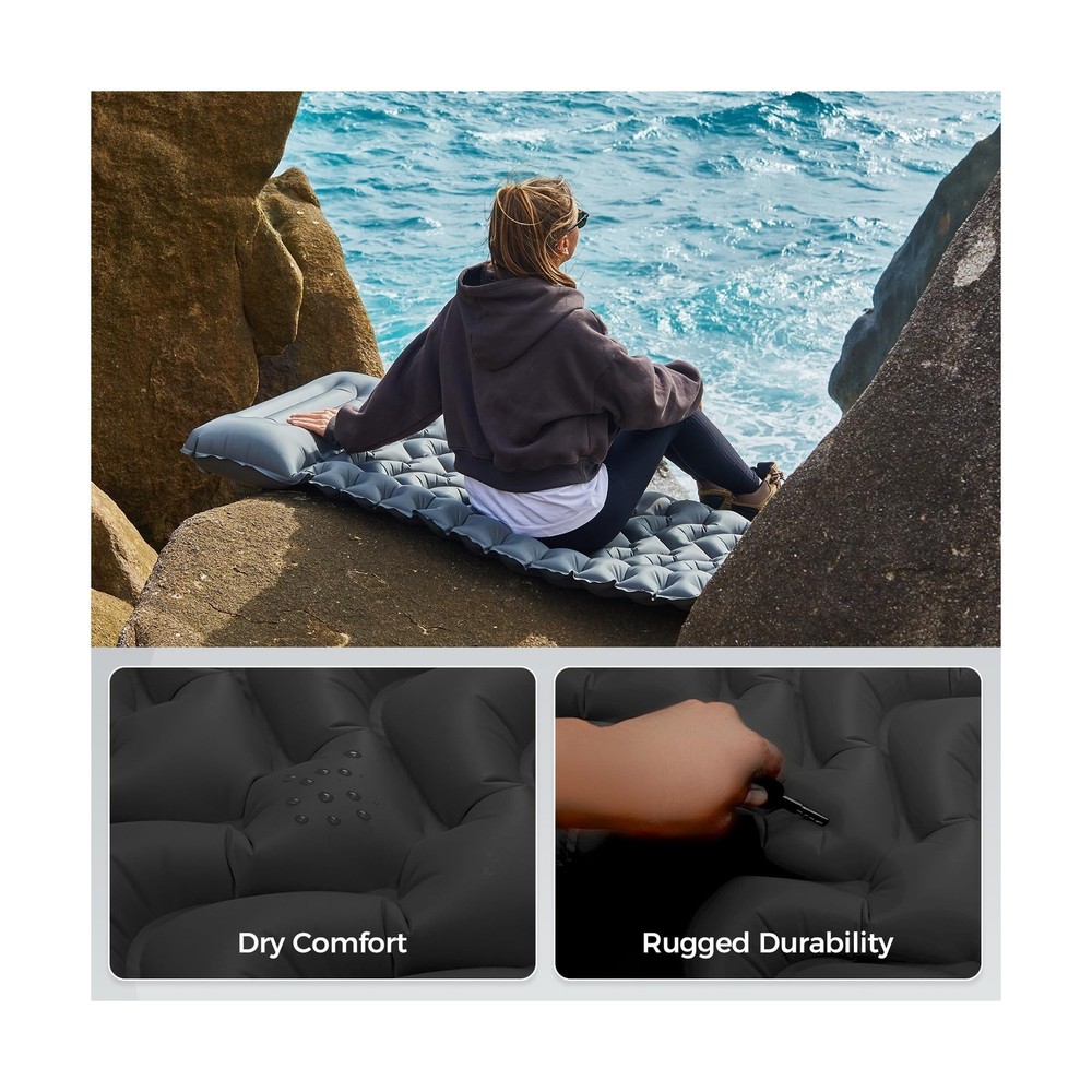 KingCamp Sleeping Pad for Camping, Ultralight Connectable Inflatabl... Fast Ship