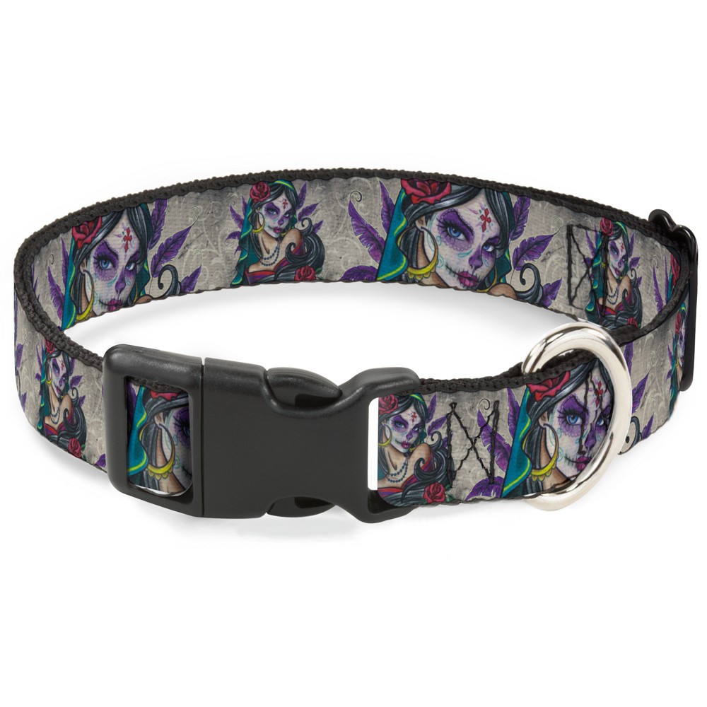 Plastic Clip Collar Muerta NARROW-Medium 8.5-12"