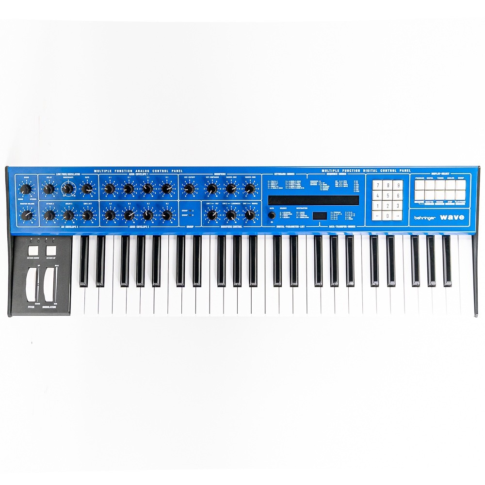 Behringer Wave Hybrid Wavetable Synthesizer – 49-Key Analog Hybrid Synth