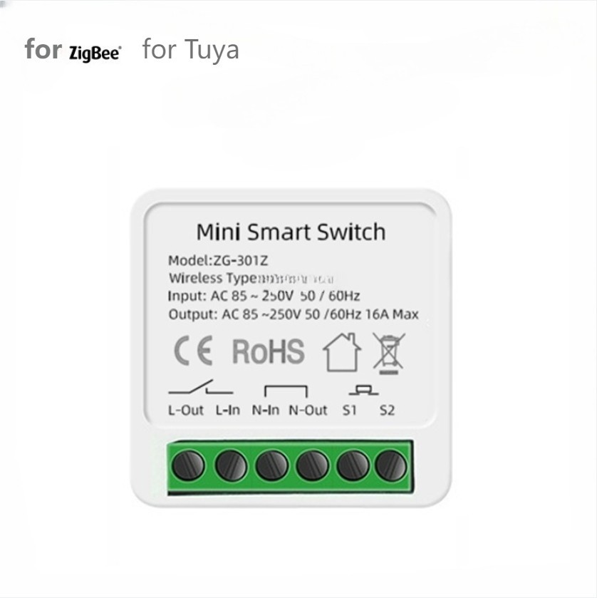 For Tuya For Zigbee Relay Switch Module for Home Curtain Wireless Control