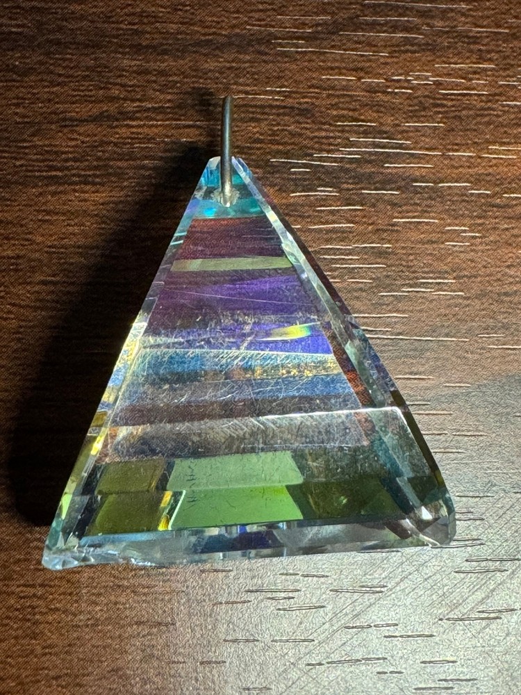 Vintage prism pendant