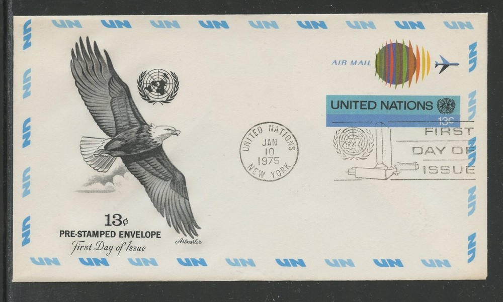 U.N. UXC11, 1975 18c PATHWAYS, FDC (UN3834K)
