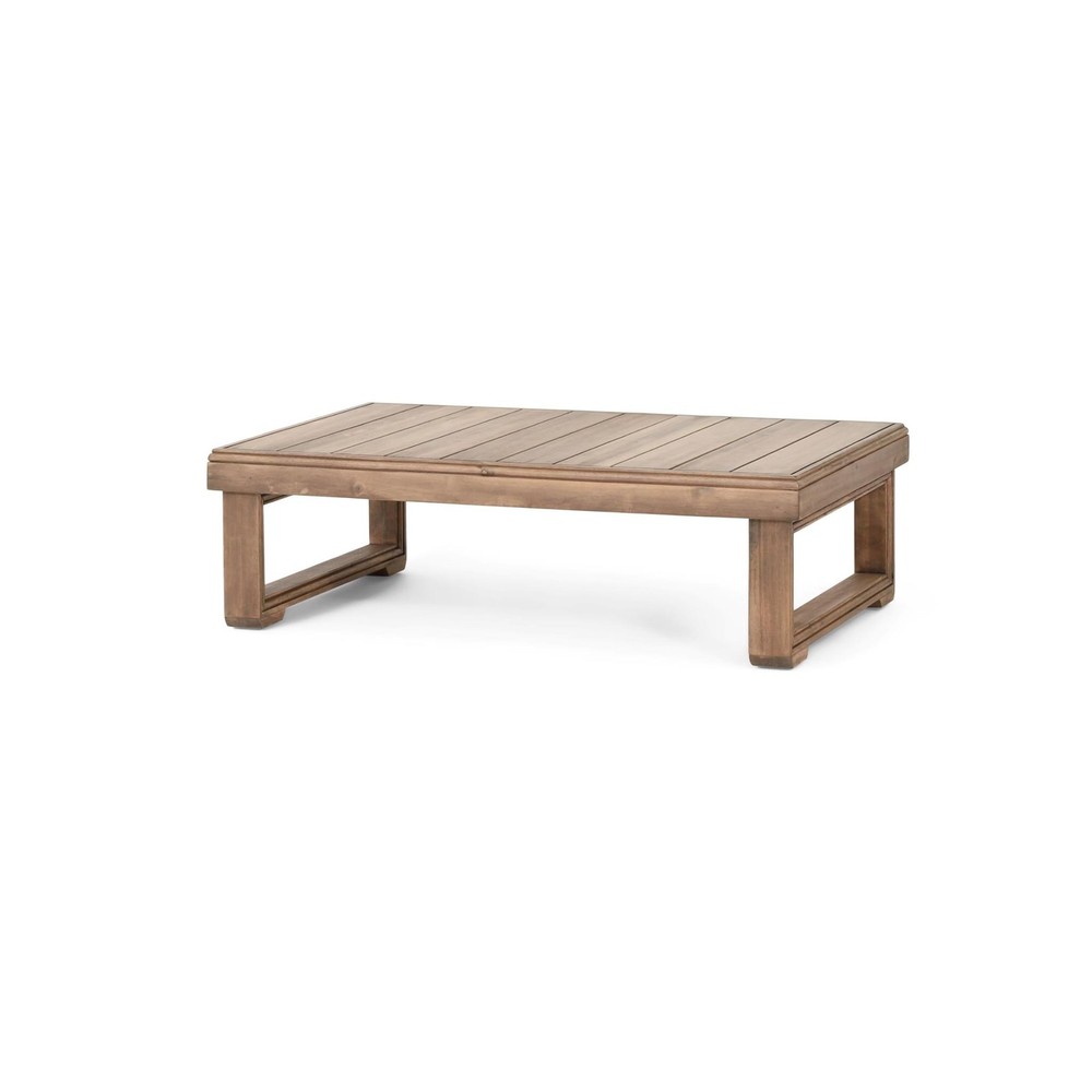 Westchester Rectangular Coffee Table - Acacia Wood - Brown Wash