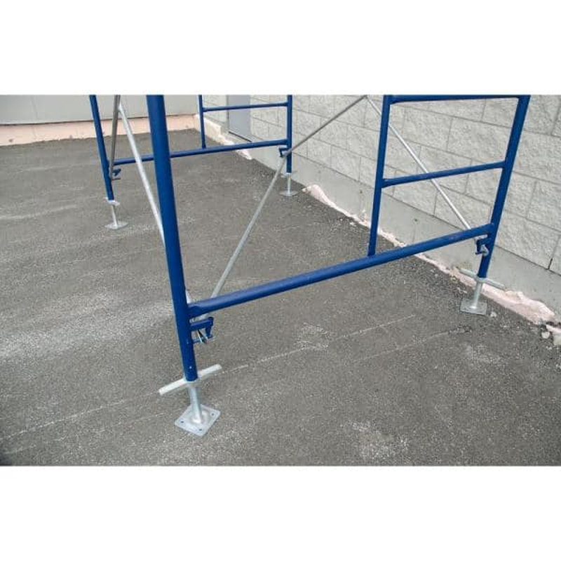 MetalTech Adjustable Scaffold Leveling Jacks 24-Inch Galvanized Steel (4-Pack)