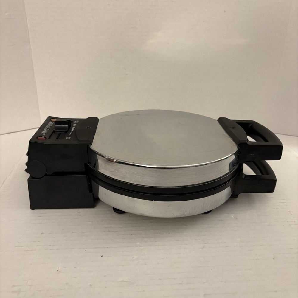 Farberware Single-Flip Non-stick Belgian Waffle Maker. Multiple Settings. Tested