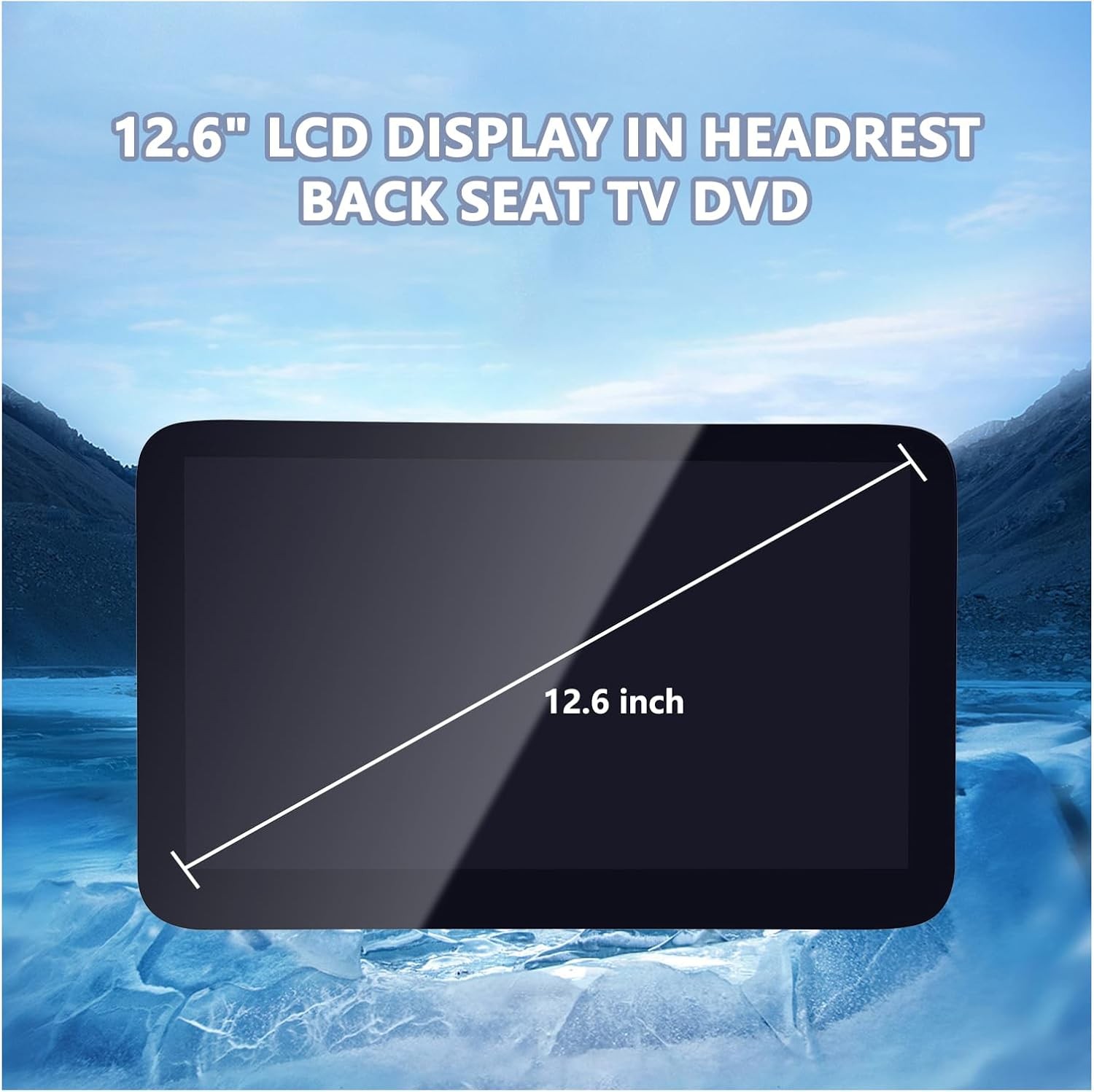 LCD Display 85100044 For Chevy Suburban GMC Yukon XL Headrest Back Seat TV DVD