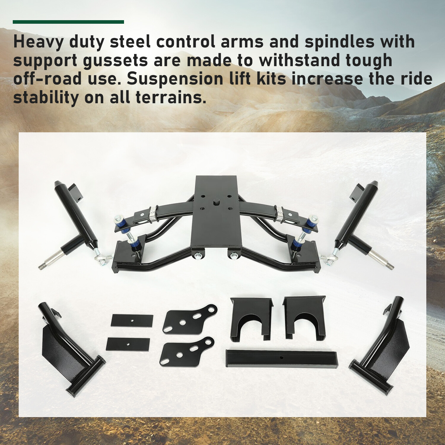 6" Double A-Arm Lift Kit Accessories For Club Car Precedent Golf Cart 2004-up