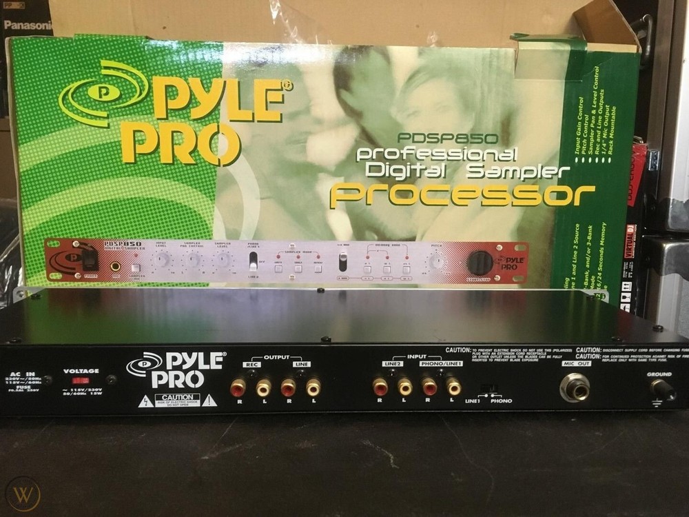 Pyle-Pro PDSP850 19'' Rack Mount Professional Digital Processor Sampler NIB
